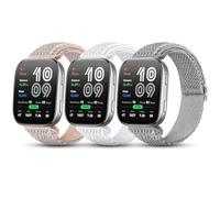 SenMore 3 Pezzis Nylon Cinturino Compatibile con Amazfit Bip 6/Bip 5/Amazfit Cheetah/Amazfit Cheetah Pro/Amazfit Balance, 22mm Sportivo Braccialetto di Ricambio per Amazfit Bip 6/5.(No host)