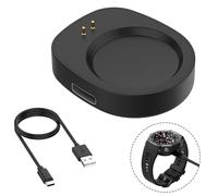 SenMore Adattatore Caricatore USB C per Amazfit Active 3 Premium/Active Max/T-Rex 3/3 Pro/Ultra 2/Balance 1/2/Helio Strap, Magnetica Base di ricarica con cavo di ricarica tipo-C da 3,3 ft/1 m
