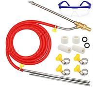 Senmubery Kit di sabbiatura per idropulitrice, attacco per sabbiatrice bagnata, 5000 PSI, scollegamento rapido da 1/4 di pollice 1Set