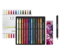 Sennelier 12 matite pastello secche extra sottili e portamatite pastello e 1 carta