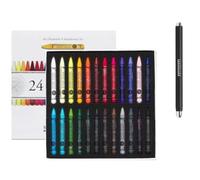 Sennelier 24 Mezza Matite Pastello Secche Extra Fine e Portamatite Pastello e 1 Carta