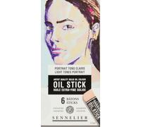 Sennelier 62.1701 Set di pastelli a olio Light Tones Portrait 6 pezzi