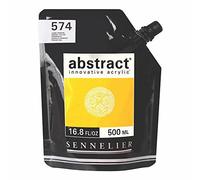 Sennelier Abstract Acrilico 500ml Sacchetto, Primary Yellow, (10-121521-574)