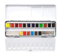Sennelier Acquerello Metal Box 18 Colori Extra-Fine. e Pennello .Selezione Generale