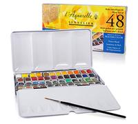 Sennelier l'Aquarelle Watercolour Metal Tin of 48 Half Pans Classic Set
