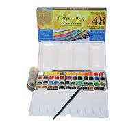Sennelier l'Aquarelle Watercolour Metal Tin of 48 Half Pans Classic Set