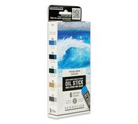 Sennelier Set di 6 mini bastoncini per olio, paesaggio marino, N130116.04