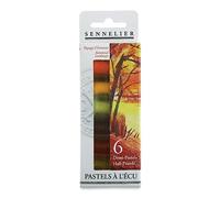 Sennelier Set di 6 stick per mezzo pastello, pigmento, autunno, set di 6