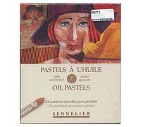 SENNELIER Set di pastelli a olio in cartone, 24 pezzi (confezione da 1), ritratto