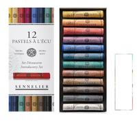 Sennelier Set di pastelli secchi 12 Pastelli morbidi in ecu Extra fine Fine Pastel Initiation Made in France