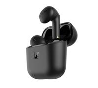 Sennheiser ACCENTUM Open - Auricolari con design aperto, suono dinamico e Bluetooth 5.3, resistenza agli schizzi IPX4, batteria con 28 ore di autonomia e custodia di ricarica USB-C - Nero