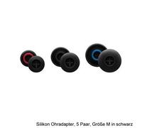 Sennheiser Adattatore auricolare in silicone M=nero 5 paia di adattatori auricolari in silicone M