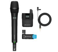 Sennheiser AVX ME2-835 SET-3 Set Mic Lavalier+Palm.xVideoFotocamera x intervista