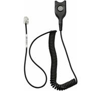 Sennheiser CSTD 01 Cuffie Veloce Disconnesso Arrotolato Cavo Nero 05362 Nuovo