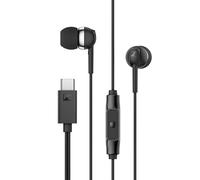 Sennheiser CX 80U - Auricolari in-ear con cavo, connessione USB-C, telecomando intelligente integrato a un solo pulsante con microfono, auricolari chiusi per la riduzione passiva del rumore - Nero