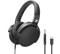 Sennheiser HD400U Digital Interface Cuffia Over-Ear con cavo USB-C e Mic, Nero