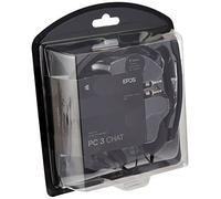 Sennheiser HEADSET PC 3 CHAT - Cuffia professionale con Microfono per Pc o Laptop, Doppio Jack (1 x Audio, 1 x Mic), Nero