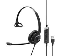 EPOS IMPACT SC 230 USB MS II Auricolare Cablato A Padiglione Ufficio USB tipo A Nero