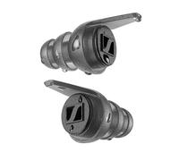 Sennheiser Inserti auricolari SoundProtex - Protezione dell'udito riutilizzabile con 2 filtri intercambiabili - Suono ad alta fedeltà a un livello di volume sicuro - Nero