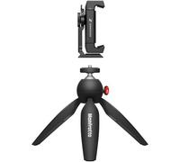 Sennheiser Pro Mobile Kit Con Manfrotto Pixi Mini Treppiede E Morsetto Smartphone Per Cellulari, Nero, 509265