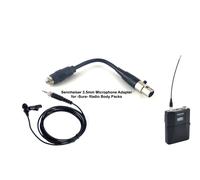 Sennheiser Lavalier Microfono Adattatore To Shure 4-pin/TA4F QLXD1, SLX1, BLX1,