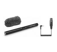 Sennheiser Microfono MKE600 + cavo di collegamento con jack XLR + schermo antivento