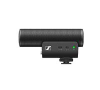 Sennheiser MKE 400, microfono direzionale a fucile da montare sulla videocamera con connettori TRS e TRRS da 3,5 mm per DSLR, mirrorless e mobile, 508898