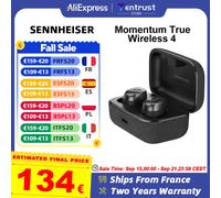 Sennheiser Momentum True Wireless 4 Bluetooth 5.4, suono chiaro, durata della batteria di 30 ore cancellazione adattiva del rumore Black