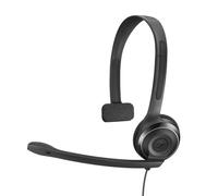 Sennheiser PC 7 USB Auricolare Cablato A Padiglione Ufficio USB tipo A Nero (VOIP PC 7 USB-A MONO - .)