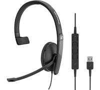 Sennheiser SC 130 USB-C Mono Auricolare (508353) - Auricolare Monoaurale Professionale con Qualità Audio Chiara, Interfaccia USB-C, Design Ergonomico e Controllo Semplice delle Chiamate - Ideale per
