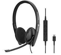 Sennheiser SC 160 - Cuffie USB-C Duo 508354, colore: Nero