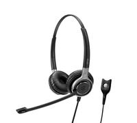 Sennheiser SC 660 TC Stereofonico Padiglione auricolare Nero, Argento Cuffie - Cuffie (Centro di chiamata/Scrivania, Stereofonico, Padiglione auricolare, Nero, Argento, Cablato, Sovraurale)