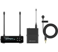 Sennheiser Sistema microfonico digitale portatile wireless UHF con lavalier a cardioide ME4 set EW-DP ME4 (S7-10), Nero (700025)