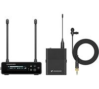 Sennheiser Sistema microfonico digitale portatile wireless UHF con lavalier omnidirezionale ME2 set EW-DP ME2 (S4-7), Nero (700014)