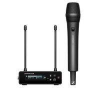 Sennheiser Sistema microfonico digitale portatile wireless UHF con trasmettitore SKM-S portatile e modulo microfonico dinamico a cardioide MMD 835 set EW-DP 835 (R4-9), Nero (700032)