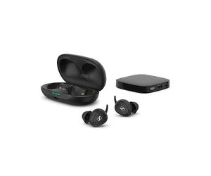 Sennheiser TV Clear Set - Cuffie TV Wireless con cancellazione passiva del rumore e Bluetooth - Comodi intrauricolari senza fili per la TV, nero, misura unica