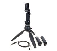 Sennheiser XSW-D, kit mobile lavalier portatile, sistema di microfoni lavalier omnidirezionali senza fili per la registrazione audio delle videocamere con morsetto per smartphone e mini treppiede