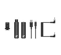 Sennheiser XSW-D, set per interviste portatile, sistema microfonico digitale portatile senza fili plug-and-play per la registrazione audio delle videocamere con portata operativa di 75 m e durata della batteria di 5 ore, 2,4 GHz