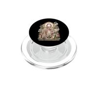 Seno Cancro Consapevolezza Coquette Cattolico Sacro Vintage Bow PopSockets PopGrip per MagSafe