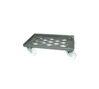 SENO & SENO | Carrello Pianetta Grigliato per Ristorazione con 4 Ruote | Dimensioni Esterne cm. 62 x 41 x 17 | Movimentazione di carichi fino a 250 kg | Resistente agli Urti