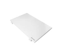 SENO & SENO Tagliere rettangolare da cucina in polietilene con fermi | Superficie antiaderente e resistente agli urti | Disponibile in diverse dimensioni e colori (bianco,50x40x2)