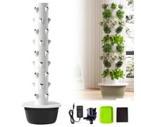 SENODON Giardino idroponico Verticale: Ottimizza Il Tuo Balcone | Occupa meno di 0,5m2. Design verticale per coltivazioni ricche.
