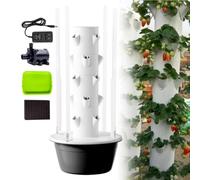SENODON Torre idroponica con luci LED: Coltiva in casa Tutto L'Anno | Luci LED professionali per una crescita rapida in casa.