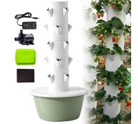 SENODON Torre idroponica con luci LED: Coltiva in casa Tutto L'Anno | Luci LED professionali per una crescita rapida in casa.