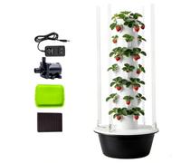 SENODON Torre Mobile con Ruote: Sposta Facilmente Il Tuo Giardino | Ruote bloccabili per spostare la torre verso la luce.