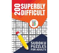 Senor Sudoku 200 Superbly Difficult Sudoku Puzzles for Adults (Tascabile)