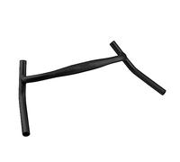 SENQI Manubrio per Bicicletta PRO in Lega di Alluminio Manubrio per Bicicletta con Grande Angolo Curvo Manubrio Drop per Bici Gravel MTB 22,2 x 31,8 mm, 430 x 560 mm, 470 x 610 mm, 510 x 640 mm, Nero