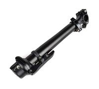 SENQI Manubrio pieghevole per bicicletta, a sgancio rapido, regolabile, in lega di alluminio, senza denti, BSZ002, 25,4 × 28,6 × 460 mm (nero)