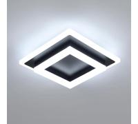 SENQIU Plafoniera LED 24W Moderna Quadrata 6500K Luce Bianca Fredda