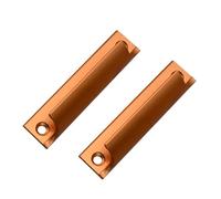 SENRISE 2 maniglie a spinta per cassetti, distanza tra i fori di 76 mm, per porte della doccia, capannoni della cucina, finestre scorrevoli (RG)